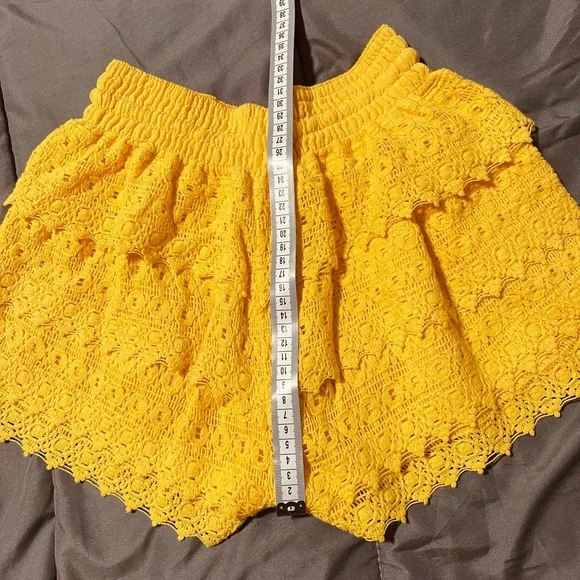 Sunshine ☀️ Boho Crochet Skort | Summer Festival Beach - Handmade - Picture 6 of 9